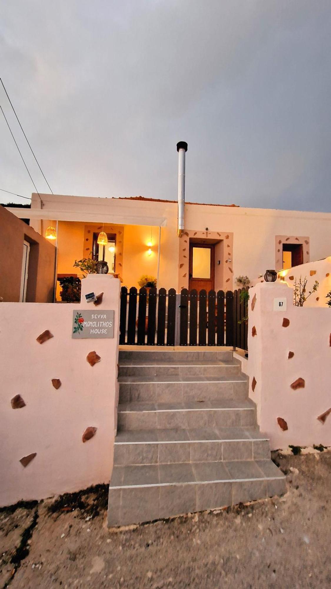Villa Seva Monolithos House Exterior foto